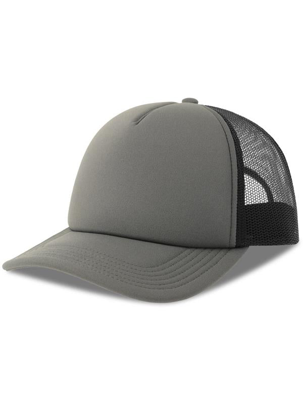 Atlantis ACRPPR Rapper S 5 Panel Structured Foam Mid Profile Curved Visor Recycled Trucker Cap