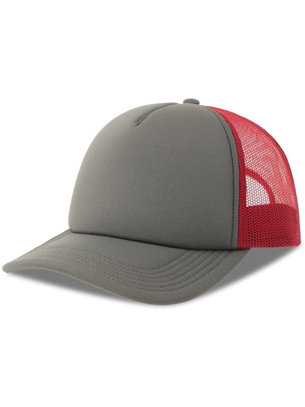 Atlantis ACRPPR Rapper S 5 Panel Structured Foam Mid Profile Curved Visor Recycled Trucker Cap