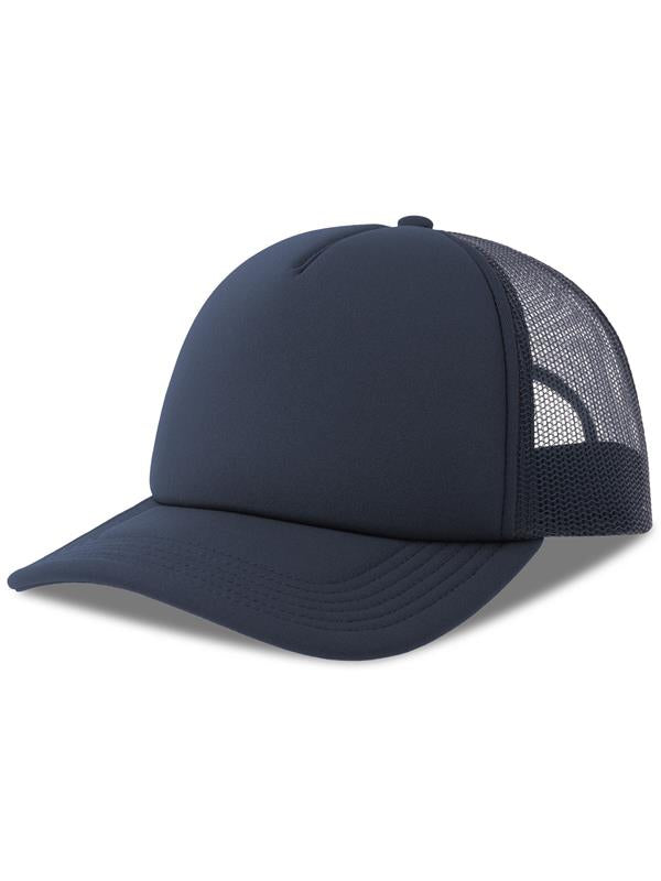 Atlantis ACRPPR Rapper S 5 Panel Structured Foam Mid Profile Curved Visor Recycled Trucker Cap