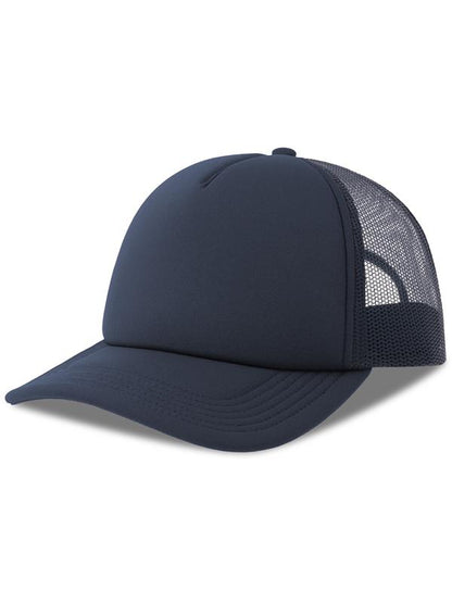 Atlantis ACRPPR Rapper S 5 Panel Structured Foam Mid Profile Curved Visor Recycled Trucker Cap