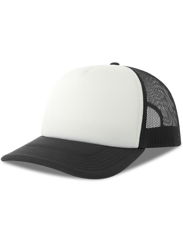 Atlantis ACRPPR Rapper S 5 Panel Structured Foam Mid Profile Curved Visor Recycled Trucker Cap