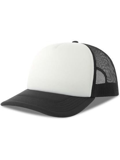 Atlantis ACRPPR Rapper S 5 Panel Structured Foam Mid Profile Curved Visor Recycled Trucker Cap