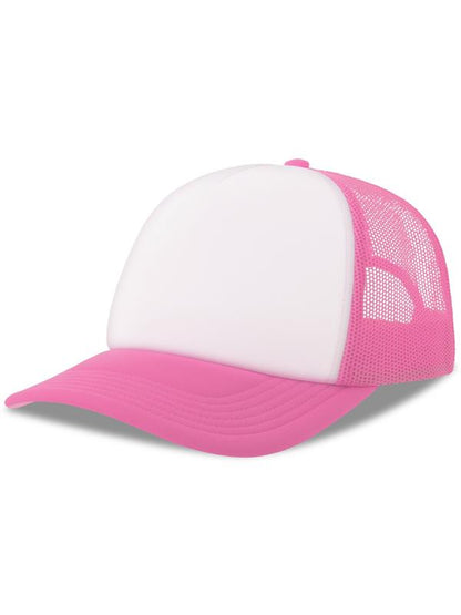 Atlantis ACRPPR Rapper S 5 Panel Structured Foam Mid Profile Curved Visor Recycled Trucker Cap