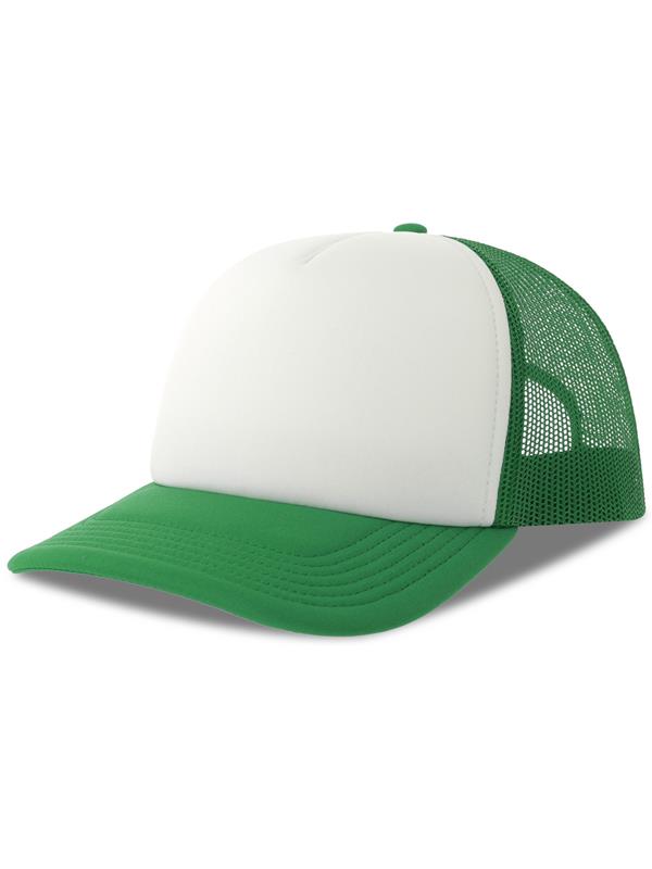Atlantis ACRPPR Rapper S 5 Panel Structured Foam Mid Profile Curved Visor Recycled Trucker Cap