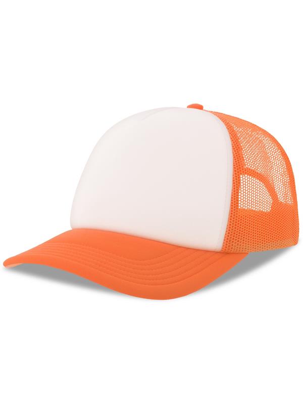 Atlantis ACRPPR Rapper S 5 Panel Structured Foam Mid Profile Curved Visor Recycled Trucker Cap