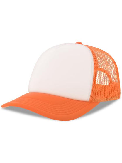 Atlantis ACRPPR Rapper S 5 Panel Structured Foam Mid Profile Curved Visor Recycled Trucker Cap