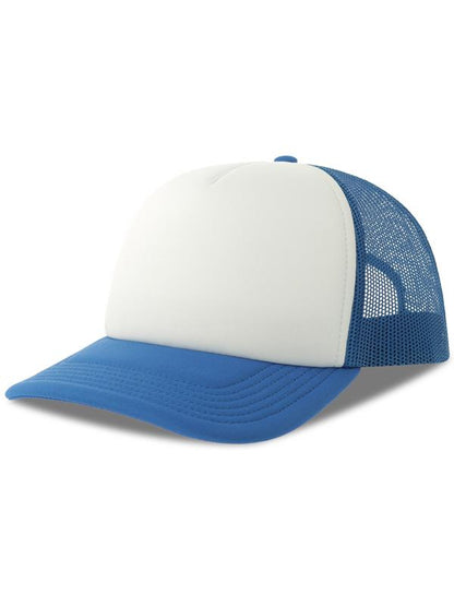 Atlantis ACRPPR Rapper S 5 Panel Structured Foam Mid Profile Curved Visor Recycled Trucker Cap