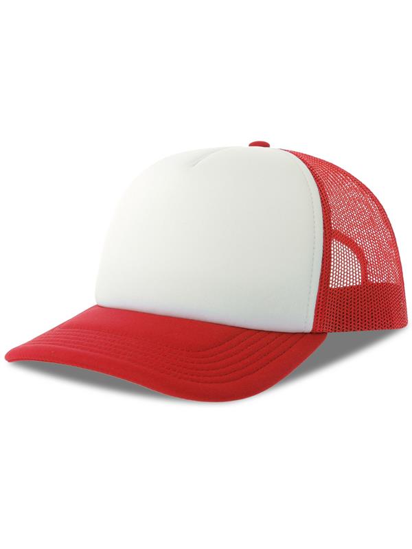 Atlantis ACRPPR Rapper S 5 Panel Structured Foam Mid Profile Curved Visor Recycled Trucker Cap