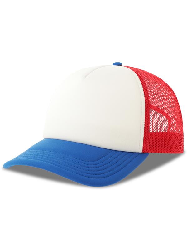 Atlantis ACRPPR Rapper S 5 Panel Structured Foam Mid Profile Curved Visor Recycled Trucker Cap