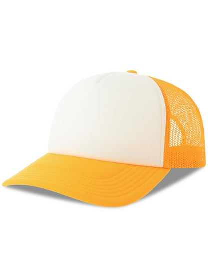 Atlantis ACRPPR Rapper S 5 Panel Structured Foam Mid Profile Curved Visor Recycled Trucker Cap