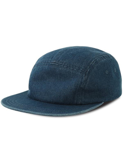 Atlantis ACRUBY Ruby 5 Panel Unstructured Low Profile Flat Visor Denim Recycled Camper Cap