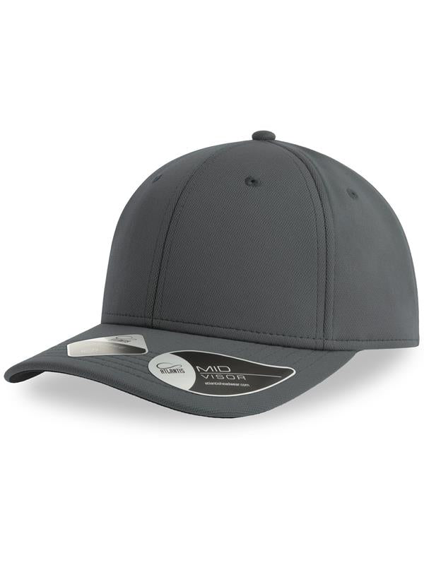 Atlantis ACSKYC Skye 6 Panel Structured Mid Profile Mid Visor Dope Dye Recycled Cap