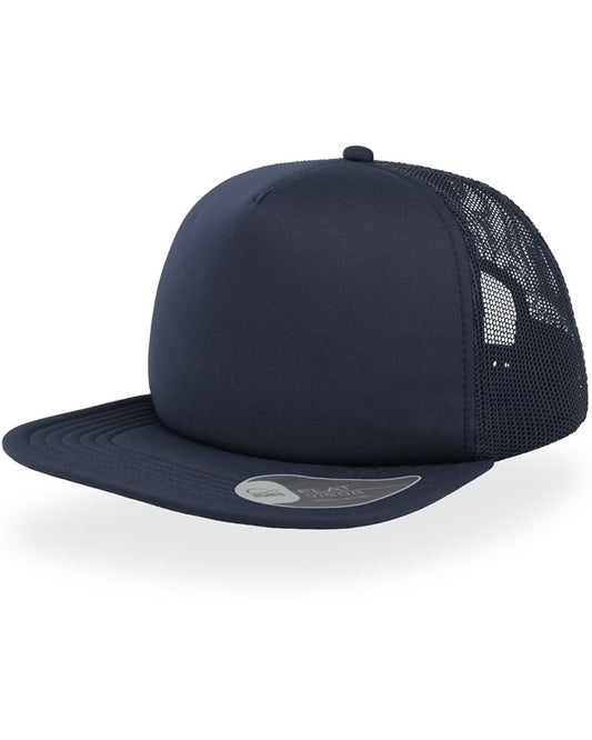 Atlantis ACSN90 Snap 90s Flat Visor 5 Panel Trucker Cap - COOZO