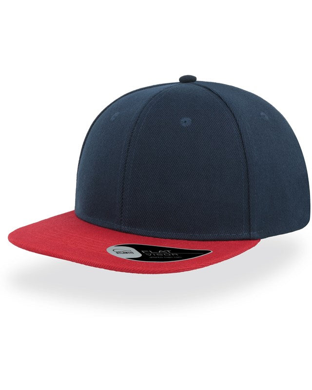 Atlantis ACSNAP Snap Back Flat Visor 6 Panel Cap