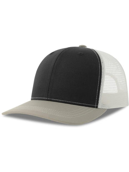 Atlantis ACSONS Sonic S 6 Panel Structured Mid Profile Mid Visor Contrast Organic Trucker Cap