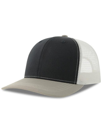 Atlantis ACSONS Sonic S 6 Panel Structured Mid Profile Mid Visor Contrast Organic Trucker Cap