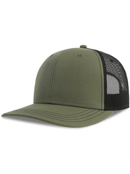 Atlantis ACSONS Sonic S 6 Panel Structured Mid Profile Mid Visor Contrast Organic Trucker Cap