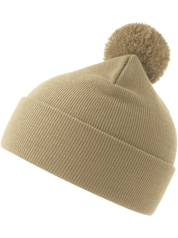 Atlantis ACWIPO Wind S Pompom Recycled Beanie Double Skin Cuffed