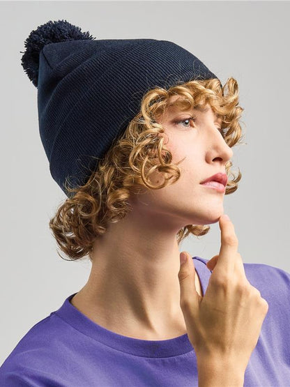 Atlantis ACWIPO Wind S Pompom Recycled Beanie Double Skin Cuffed