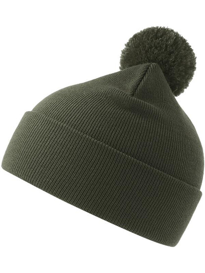 Atlantis ACWIPO Wind S Pompom Recycled Beanie Double Skin Cuffed