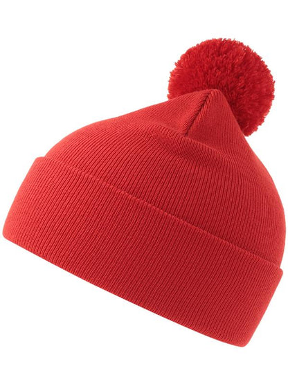 Atlantis ACWIPO Wind S Pompom Recycled Beanie Double Skin Cuffed
