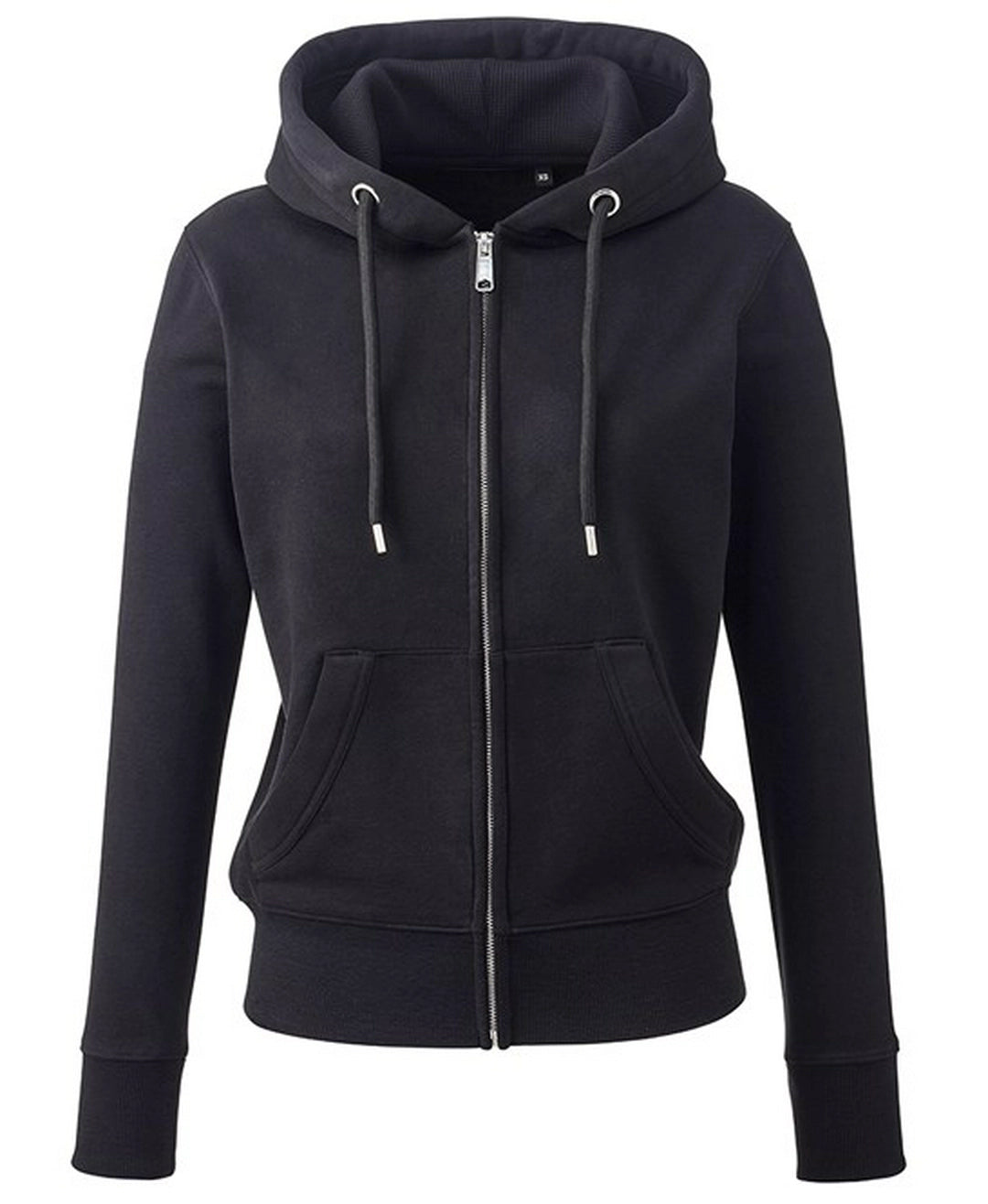 ANTHEM AM004 Women's Anthem full-zip hoodie Peached fabric soft-feel finish Waffle knit hood High polished - COOZO