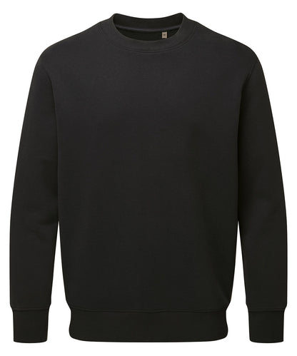 ANTHEM AM020  Relaxed fit Brushed inner fleece Ribbed crew neck Sweatshirt - COOZO