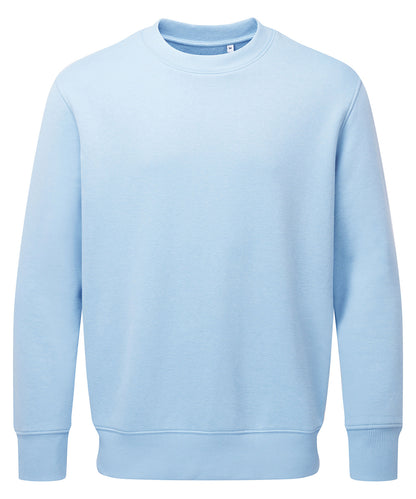 ANTHEM AM020  Relaxed fit Brushed inner fleece Ribbed crew neck Sweatshirt - COOZO