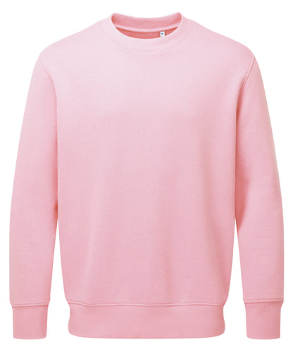 ANTHEM AM020  Relaxed fit Brushed inner fleece Ribbed crew neck Sweatshirt - COOZO