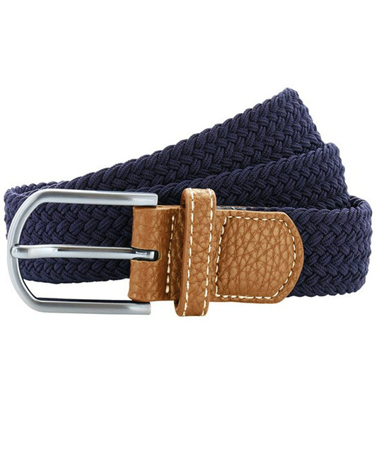 Asquith & Fox AQ900 Braid stretch belt Rubber and faux leather - COOZO