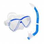 AQUASPHERE AQMSCJ 2024 CUB COMBO SN MASK & SNORKEL JUNIOR TRANS/BLUE - COOZO