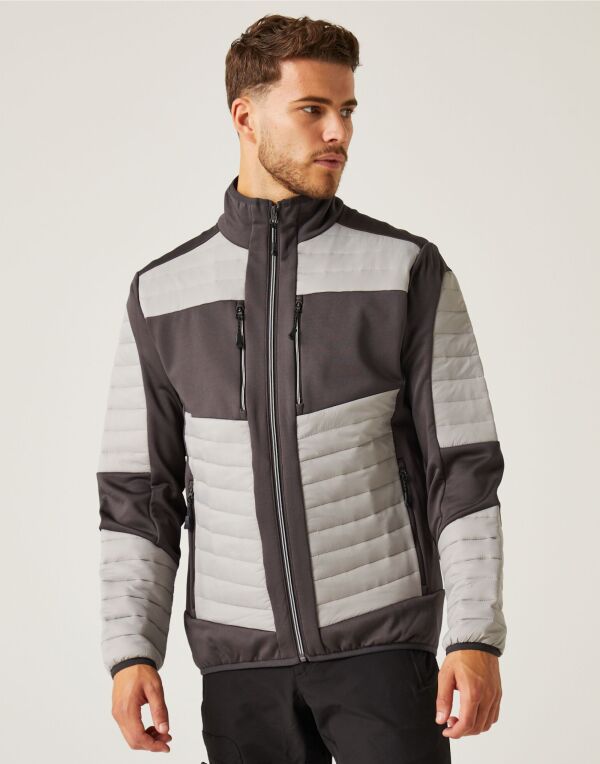 Regatta TRA563 E-Volve Thermal Hybrid Showerproof Jacket Recycled warmloft insulation - COOZO