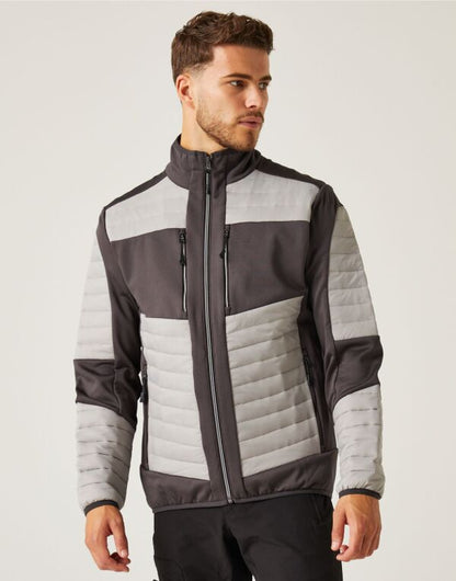 Regatta TRA563 E-Volve Thermal Hybrid Showerproof Jacket Recycled warmloft insulation - COOZO