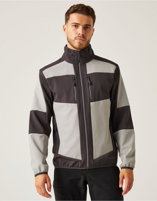 Regatta TRA753 E-Volve Unisex 2 Layer Softshell Showerproof and windproof Jacket - COOZO