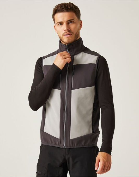 Regatta TRA907 E-Volve Unisex Two Layer SoftShell Showerproof and windproof BodyWarmer - COOZO