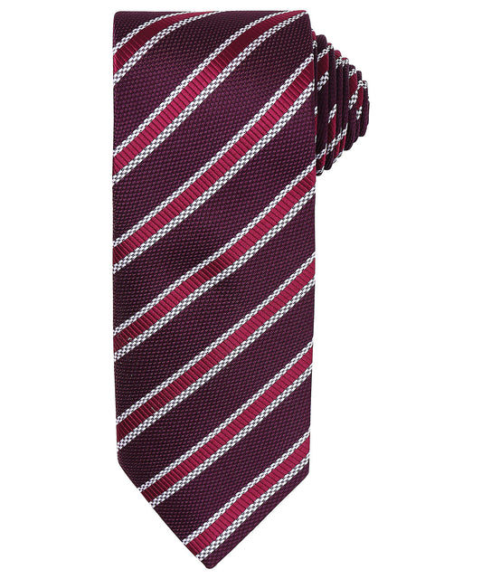 Premier PR783 Waffle Stripe Tie - COOZO