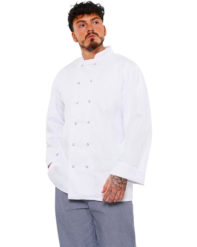 BonChef B101 Danny Long Sleeve Chef Jacket Unisex 240gsm - COOZO