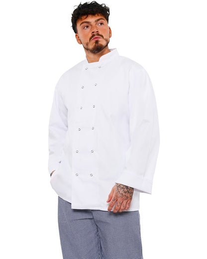 BonChef B101 Danny Long Sleeve Chef Jacket Unisex 240gsm - COOZO