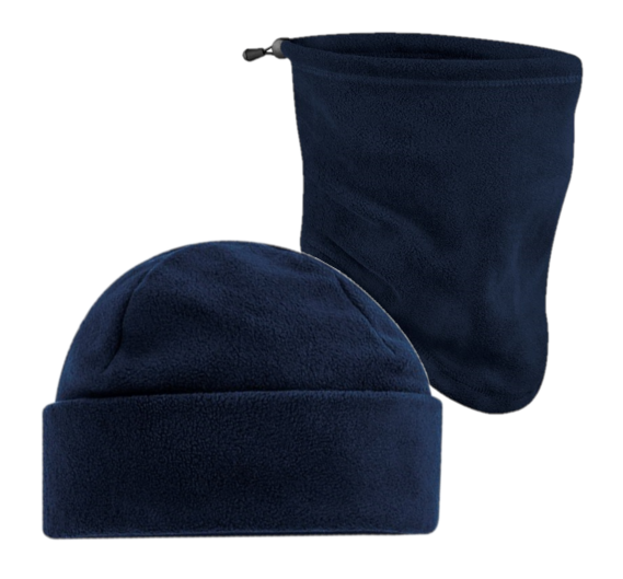 COOZO Recycled Fleece Beanie Scarf Snood Gloves Winter Accessory Sets - COOZO