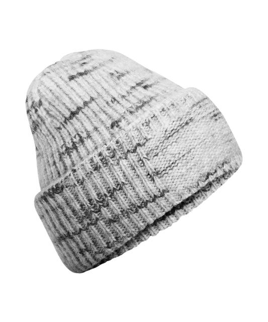 Beechfield B330R Chunky knit reverse patch beanie - COOZO