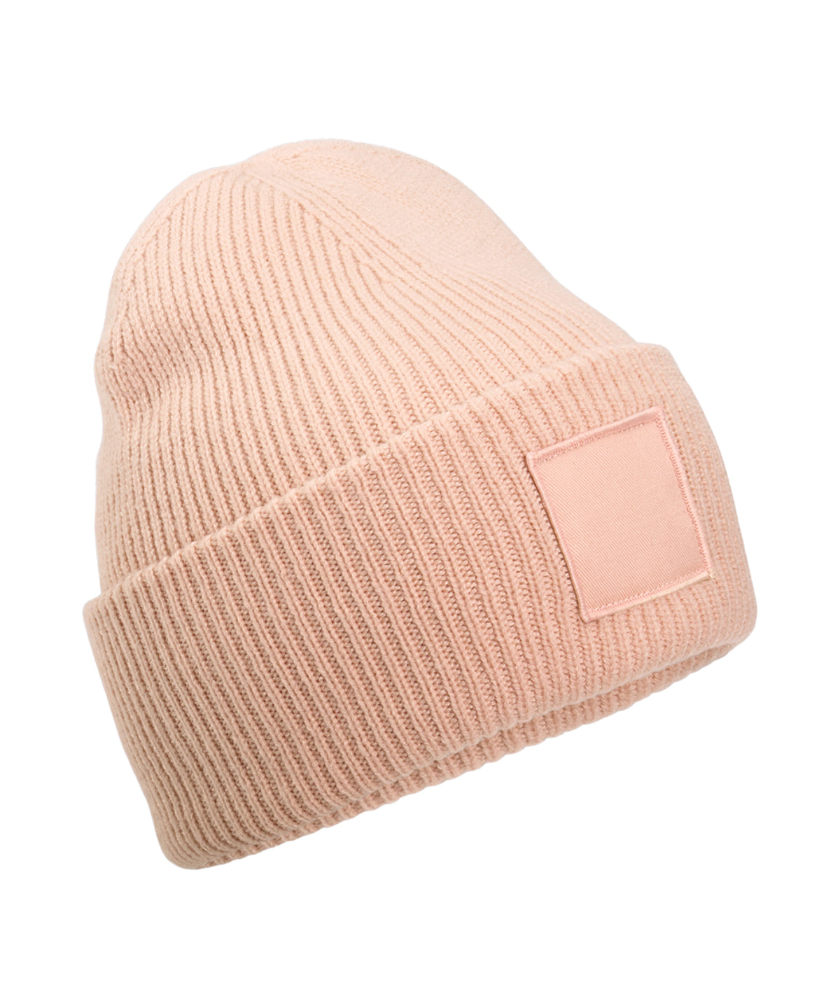Beechfield B336R Deep-cuffed tonal patch beanie - COOZO