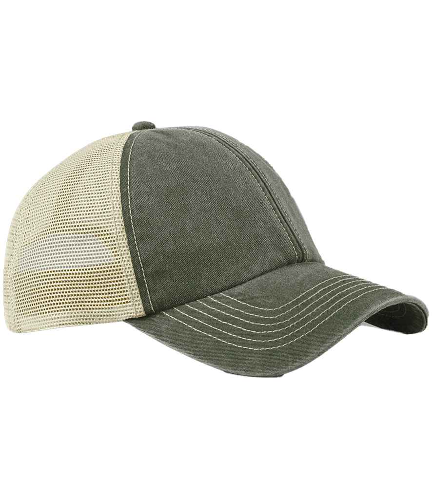 Beechfield B672 6 Panel Vintage Trucker - COOZO