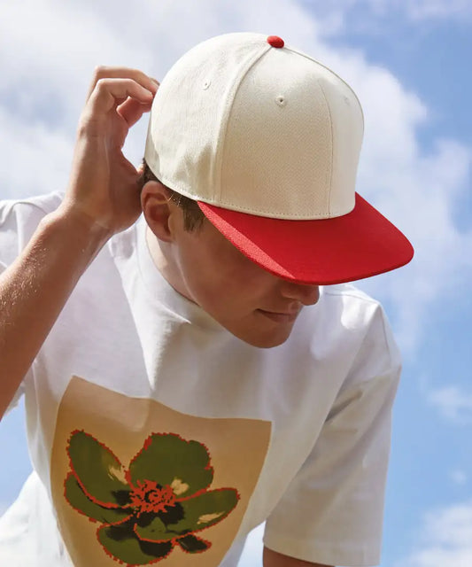 COOZO-Contrast Flat Peak 6 Panel Cap