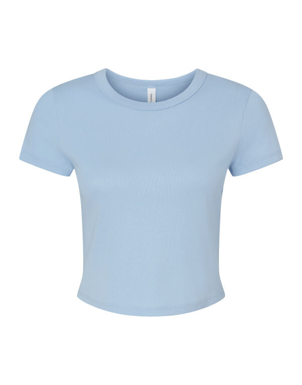 Bella+Canvas BE1010 Women's Micro Rib Baby Tee - COOZO