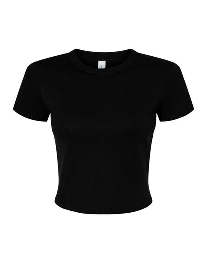 Bella+Canvas BE1010 Women's Micro Rib Baby Tee - COOZO