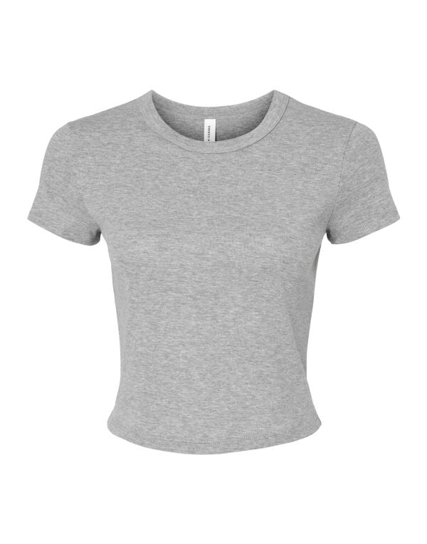 Bella+Canvas BE1010 Women's Micro Rib Baby Tee - COOZO