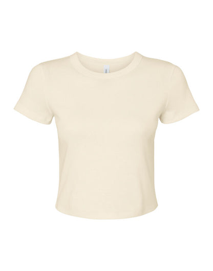 Bella+Canvas BE1010 Women's Micro Rib Baby Tee - COOZO