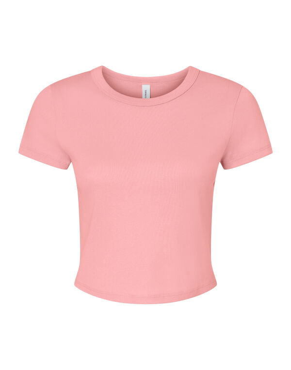 Bella+Canvas BE1010 Women's Micro Rib Baby Tee - COOZO
