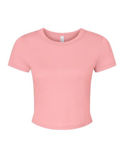 Bella+Canvas BE1010 Women's Micro Rib Baby Tee - COOZO