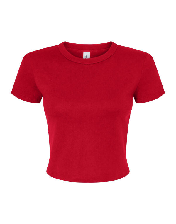 Bella+Canvas BE1010 Women's Micro Rib Baby Tee - COOZO